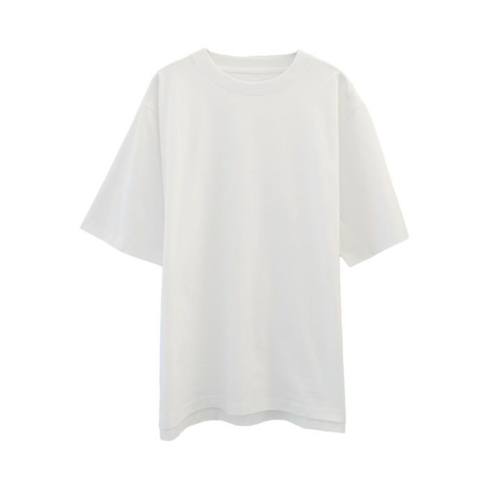 【アクアガレージ/aquagarage】の接触冷感オーバーサイズTシャツ インテリア・キッズ・メンズ・レディースファッション・服の通販 founy(ファニー) 　ファッション　Fashion　レディースファッション　Ladies' Fashion Online　トップス・カットソー　Tops/Tshirt　シャツ/ブラウス　Shirts/Blouses　ロング / Tシャツ　T-Shirts　カットソー　Cut and Sewn　送料無料　Free Shipping　カットソー　Cut And Sew　シンプル　Simple　スリット　Slit　プチプライス・低価格　Affordable　ポケット　Pocket　リラックス　Relax　夏　Summer　春　Spring　オフホワイト|ID: prp329100004515361 ipo3291000000031904491