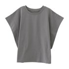 【アクアガレージ/aquagarage】のコットンライクフレンチスリーブカットソー グレー|ID: prp329100004521354 ipo3291000000031977037