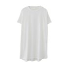 【アクアガレージ/aquagarage】のロング丈ラウンドヘムカットソー|体型カバー×抜け感シルエットで着映え| オフホワイト|ID: prp329100004537700 ipo3291000000032064866