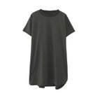【アクアガレージ/aquagarage】のロング丈ラウンドヘムカットソー|体型カバー×抜け感シルエットで着映え| チャコール|ID: prp329100004537700 ipo3291000000032064870