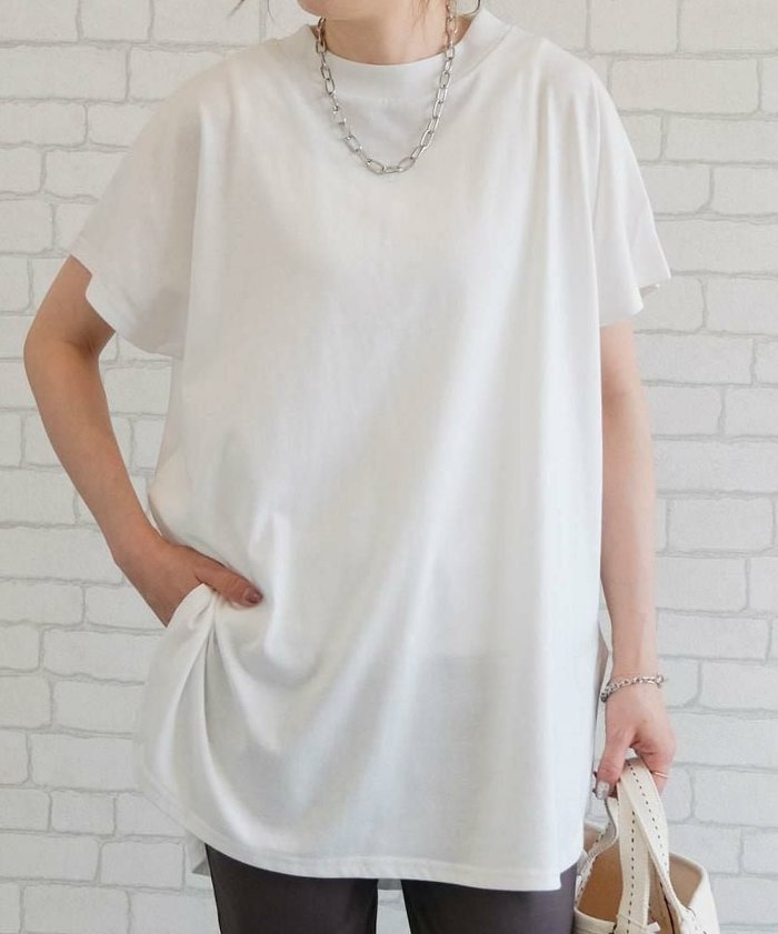 【アクアガレージ/aquagarage】のロング丈ラウンドヘムカットソー|体型カバー×抜け感シルエットで着映え| インテリア・キッズ・メンズ・レディースファッション・服の通販 founy(ファニー) https://founy.com/ ファッション Fashion レディースファッション Fashion for Women トップス・カットソー Cut & Sew Tops カットソー・ベーシックTシャツ Cut-and-Sewn Tops / Stretch Tees & Basics インナー Innerwear 春 Spring 秋 Autumn シンプル Simple, Minimal チュニック Tunic, Long Top ポケット Pocket, Pocket Detail リラックス Relax, Relaxed Fit ロング Long, Long-Length 送料無料 Free Shipping プチプライス・低価格 Affordable / Budget Price 夏 Summer |ID: prp329100004537700 ipo3291000000036302119