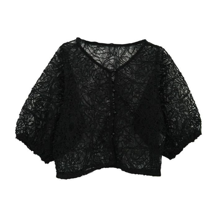 【アクアガレージ/aquagarage】のコードレースパフスリーブ2wayカーディガン インテリア・キッズ・メンズ・レディースファッション・服の通販 founy(ファニー) 　ファッション　Fashion　レディースファッション　Ladies' Fashion Online　トップス・カットソー　Tops/Tshirt　カーディガン　Cardigans　春　Spring　秋　Autumn/Fall　カーディガン　Cardigan　シンプル　Simple　スリーブ　Sleeve　ポケット　Pocket　羽織　Haori　レース　Race　S/S・春夏　Ss・Spring/Summer　送料無料　Free Shipping　プチプライス・低価格　Affordable　夏　Summer　エレガント 上品　Elegant　ブラック|ID: prp329100004537702 ipo3291000000032064877