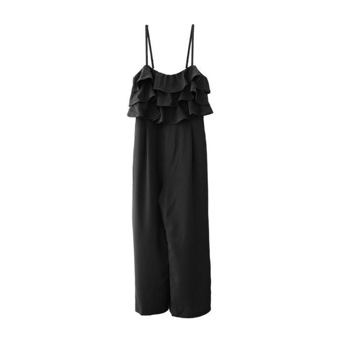 【アクアガレージ/aquagarage】のフリルサロペット 人気、トレンドファッション・服の通販 founy(ファニー) 　ファッション　Fashion　レディースファッション　Ladies' Fashion Online　ワンピース　Dress　オールインワン ワンピース　All In One Dress　サロペット　Salopette　送料無料　Free Shipping　フリル　Frills　フロント　Front　プチプライス・低価格　Affordable　ポケット　Pocket　リラックス　Relax　ワイド　Wide　楽ちん　Easy　 other-1|ID: prp329100004546731 ipo3291000000032127059