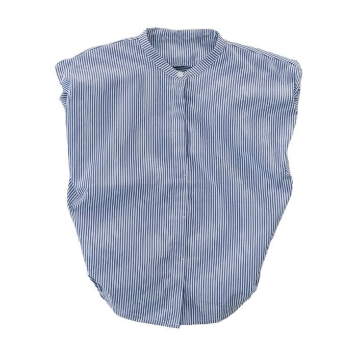 【アクアガレージ/aquagarage】の袖バルーンブラウス インテリア・キッズ・メンズ・レディースファッション・服の通販 founy(ファニー) 　ファッション　Fashion　レディースファッション　Ladies' Fashion Online　トップス・カットソー　Tops/Tshirt　シャツ/ブラウス　Shirts/Blouses　インナー　Inner　春　Spring　秋　Autumn/Fall　ショート　Short　シンプル　Simple　スリーブ　Sleeve　バルーン　Balloon　フェミニン　Feminine　ブラウジング　Browsing　ポケット　Pocket　送料無料　Free Shipping　プチプライス・低価格　Affordable　夏　Summer　ストライプ|ID: prp329100004546732 ipo3291000000032127073