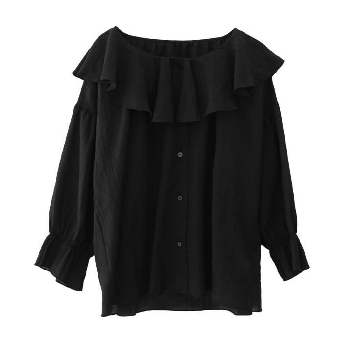 【アクアガレージ/aquagarage】の2wayラッフルフリル襟ブラウス インテリア・キッズ・メンズ・レディースファッション・服の通販 founy(ファニー) https://founy.com/ ファッション Fashion レディースファッション Ladies' Fashion Online トップス・カットソー Tops/Tshirt シャツ/ブラウス Shirts/Blouses 送料無料 Free Shipping シフォン Chiffon シンプル Simple フェミニン Feminine プチプライス・低価格 Affordable ポケット Pocket 夏 Summer 春 Spring S/S・春夏 Ss・Spring/Summer 秋 Autumn/Fall |ID: prp329100004547998 ipo3291000000032140354