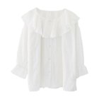 【アクアガレージ/aquagarage】の2wayラッフルフリル襟ブラウス オフホワイト|ID: prp329100004547998 ipo3291000000032140356