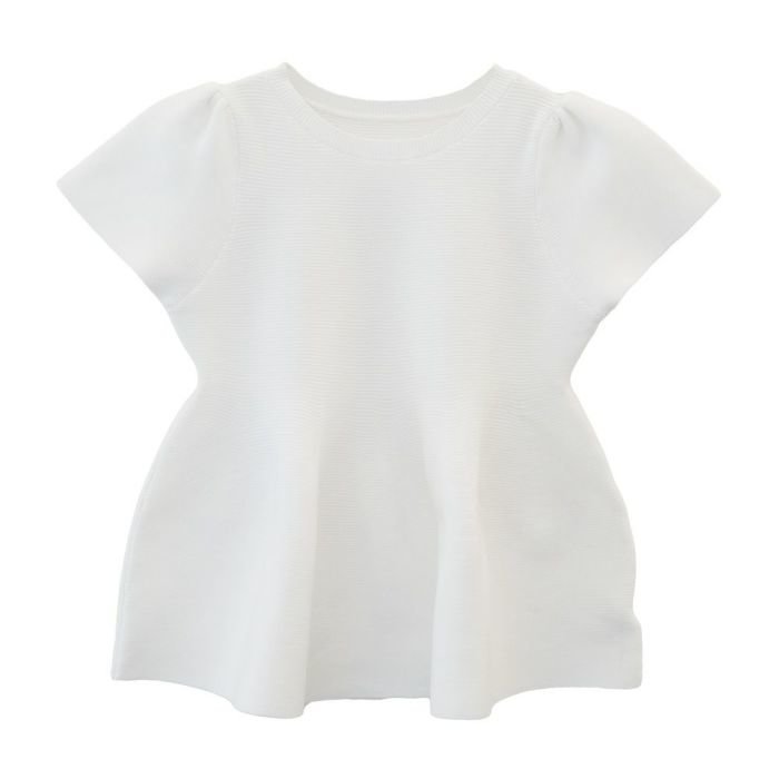 【アクアガレージ/aquagarage】のペプラムニットトップス インテリア・キッズ・メンズ・レディースファッション・服の通販 founy(ファニー) 　ファッション　Fashion　レディースファッション　Ladies' Fashion Online　トップス・カットソー　Tops/Tshirt　ニット　Knit Tops　送料無料　Free Shipping　シンプル　Simple　セーター　Sweater　フリル　Frills　プチプライス・低価格　Affordable　ペプラム　Peplum　ポケット　Pocket　夏　Summer　春　Spring　秋　Autumn/Fall　ホワイト|ID: prp329100004549649 ipo3291000000032153948