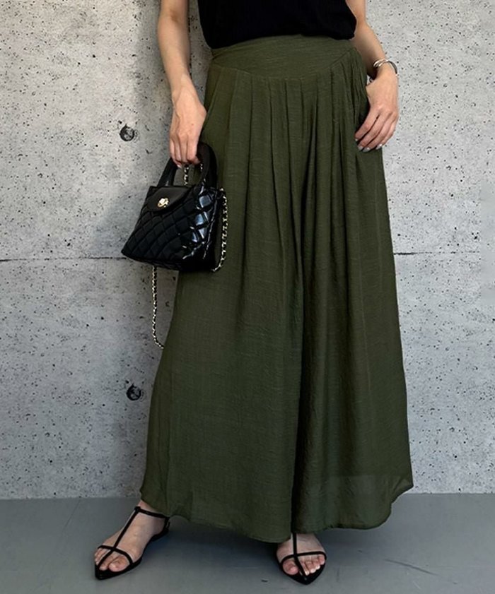 【アクアガレージ/aquagarage】のスカート見えワイドパンツ インテリア・キッズ・メンズ・レディースファッション・服の通販 founy(ファニー) https://founy.com/ ファッション Fashion レディースファッション Fashion for Women スカート Skirts 送料無料 Free Shipping エレガント 上品 Elegant シンプル Simple, Minimal プチプライス・低価格 Affordable / Budget Price ポケット Pocket, Pocket Detail ワイド Wide, Wide Fit 春 Spring 秋 Autumn |ID: prp329100004559437 ipo3291000000036302130