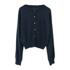 【アクアガレージ/aquagarage】のVネックシアーカーディガン ネイビー|ID: prp329100004564064 ipo3291000000032275832