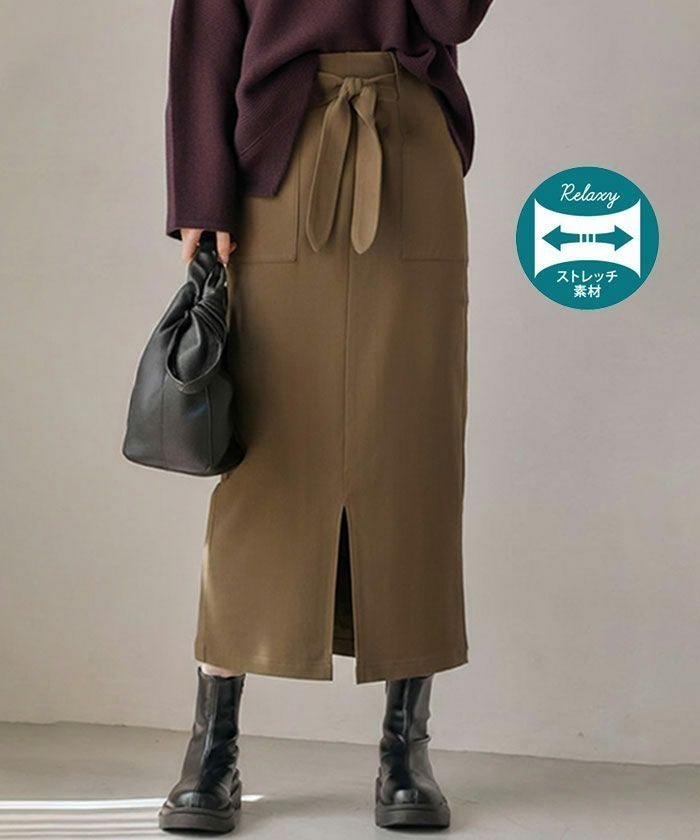 【アクアガレージ/aquagarage】のストレッチベイカースカート 人気、トレンドファッション・服の通販 founy(ファニー) ファッション Fashion レディースファッション Fashion for Women スカート Skirts ストレッチ Stretch, Stretchy Fabric スリット Slit, Slit Detail フィット Fit, Slim Fit フロント Front, Front Design ポケット Pocket, Pocket Detail マキシ Maxi, Full Length リボン Ribbon, Bow ロング Long, Long-Length 送料無料 Free Shipping プチプライス・低価格 Affordable / Budget Price other-1|ID: prp329100004580650 ipo3291000000036048068