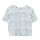 【アクアガレージ/aquagarage】のメッシュフリルトップス ブルー|ID: prp329100004586976 ipo3291000000032528253