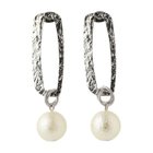 【アクアガレージ/aquagarage】のオーバルモチーフコットンパールピアス シルバー|ID: prp329100004591505 ipo3291000000032589401