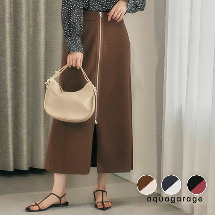 【アクアガレージ/aquagarage】のフロントジップナロースカート 人気、トレンドファッション・服の通販 founy(ファニー) ファッション Fashion レディースファッション Fashion for Women スカート Skirts シンプル Simple, Minimal スタイリッシュ Stylish, Fashionable ストレート Straight, Straight Cut スマート Smart, Elegant バランス Balance, Style Balance フィット Fit, Slim Fit フロント Front, Front Design ボンディング Bonding, Bonded Fabric ポケット Pocket, Pocket Detail マキシ Maxi, Full Length ロング Long, Long-Length 送料無料 Free Shipping プチプライス・低価格 Affordable / Budget Price other-1|ID: prp329100004618676 ipo3291000000034105916