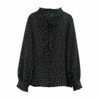 【アクアガレージ/aquagarage】のドット柄フリルリボンブラウス 春 秋 人気、トレンドファッション・服の通販 founy(ファニー) ファッション Fashion レディースファッション Fashion for Women トップス・カットソー Cut & Sew Tops シャツ・ブラウス・オフィスカジュアル Elegant Blouses & Button-Ups 送料無料 Free Shipping ドット Polka Dot, Dot Pattern プチプライス・低価格 Affordable / Budget Price 春 Spring 秋 Autumn thumbnail ブラック|ID: prp329100004643710 ipo3291000000033985988