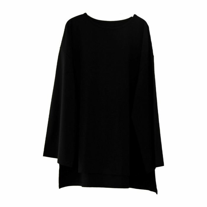 【アクアガレージ/aquagarage】のワイドスリーブカットソー 春 インテリア・キッズ・メンズ・レディースファッション・服の通販 founy(ファニー) ファッション Fashion レディースファッション Fashion for Women トップス・カットソー Cut & Sew Tops シャツ・ブラウス・オフィスカジュアル Elegant Blouses & Button-Ups ロングTシャツ・Tシャツ Longline T-Shirts & Tees カットソー・ベーシックTシャツ Cut-and-Sewn Tops / Stretch Tees & Basics 春 Spring 秋 Autumn カットソー Cut and Sewn Top シンプル Simple, Minimal バランス Balance, Style Balance ポケット Pocket, Pocket Detail ラウンド Round, Round Neck ロング Long, Long-Length 冬 Winter / This Winter 送料無料 Free Shipping プチプライス・低価格 Affordable / Budget Price エレガント 上品 Elegant ブラック|ID: prp329100004645712 ipo3291000000033530640