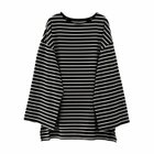 【アクアガレージ/aquagarage】のワイドスリーブカットソー 春 人気、トレンドファッション・服の通販 founy(ファニー) ファッション Fashion レディースファッション Fashion for Women トップス・カットソー Cut & Sew Tops シャツ・ブラウス・オフィスカジュアル Elegant Blouses & Button-Ups ロングTシャツ・Tシャツ Longline T-Shirts & Tees カットソー・ベーシックTシャツ Cut-and-Sewn Tops / Stretch Tees & Basics 春 Spring 秋 Autumn カットソー Cut and Sewn Top シンプル Simple, Minimal バランス Balance, Style Balance ポケット Pocket, Pocket Detail ラウンド Round, Round Neck ロング Long, Long-Length 冬 Winter / This Winter 送料無料 Free Shipping プチプライス・低価格 Affordable / Budget Price エレガント 上品 Elegant thumbnail ブラック×ホワイト|ID: prp329100004645712 ipo3291000000033530644