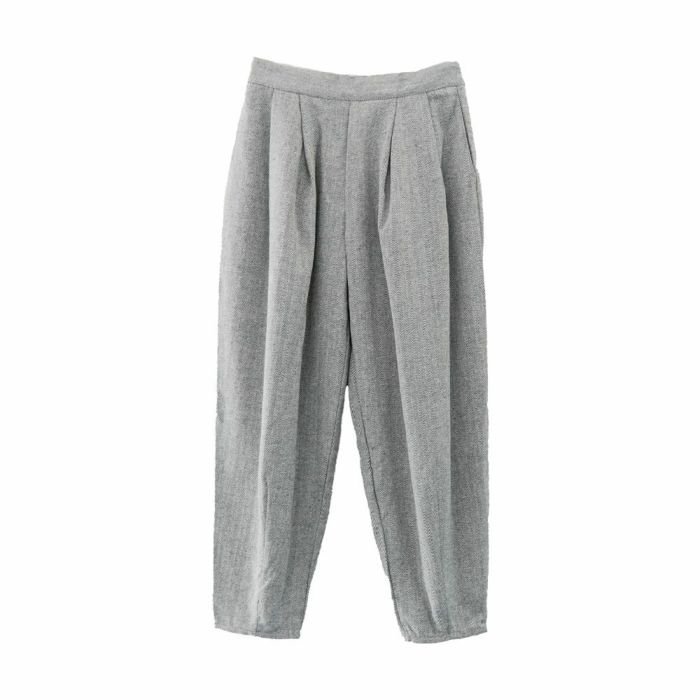 【アクアガレージ/aquagarage】のヘリンボーンタックパンツ インテリア・キッズ・メンズ・レディースファッション・服の通販 founy(ファニー) 　ファッション　Fashion　レディースファッション　Fashion for Women　パンツ　Pants & Trousers　シンプル　Simple, Minimal　テーパード　Tapered, Tapered Pants　フィット　Fit, Slim Fit　フロント　Front, Front Design　ポケット　Pocket, Pocket Detail　ロング　Long, Long-Length　送料無料　Free Shipping　プチプライス・低価格　Affordable / Budget Price　エレガント 上品　Elegant　オフグレー|ID: prp329100004650142 ipo3291000000033593004