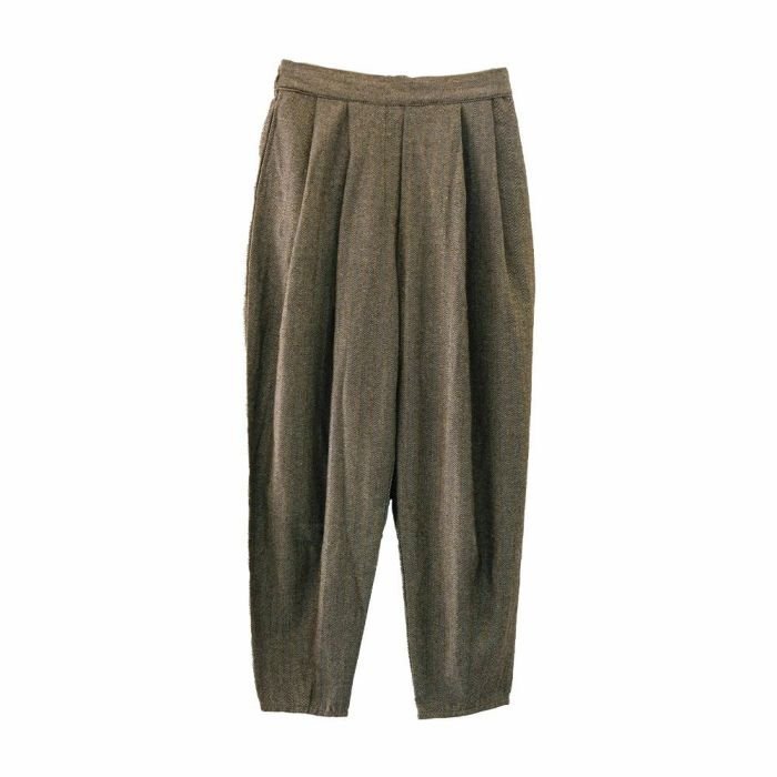 【アクアガレージ/aquagarage】のヘリンボーンタックパンツ インテリア・キッズ・メンズ・レディースファッション・服の通販 founy(ファニー) 　ファッション　Fashion　レディースファッション　Fashion for Women　パンツ　Pants & Trousers　シンプル　Simple, Minimal　テーパード　Tapered, Tapered Pants　フィット　Fit, Slim Fit　フロント　Front, Front Design　ポケット　Pocket, Pocket Detail　ロング　Long, Long-Length　送料無料　Free Shipping　プチプライス・低価格　Affordable / Budget Price　エレガント 上品　Elegant　ブラウンベージュ|ID: prp329100004650142 ipo3291000000033593006