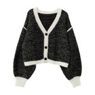 【アクアガレージ/aquagarage】の配色MIXニットカーディガン 人気、トレンドファッション・服の通販 founy(ファニー) ファッション Fashion レディースファッション Fashion for Women トップス・カットソー Cut & Sew Tops ニット Knit Tops & Sweaters カーディガン・羽織り Layered Style Cardigans 送料無料 Free Shipping カーディガン Cardigan, Knitwear プチプライス・低価格 Affordable / Budget Price 冬 Winter / This Winter 秋 Autumn thumbnail ブラック|ID: prp329100004708507 ipo3291000000034007434