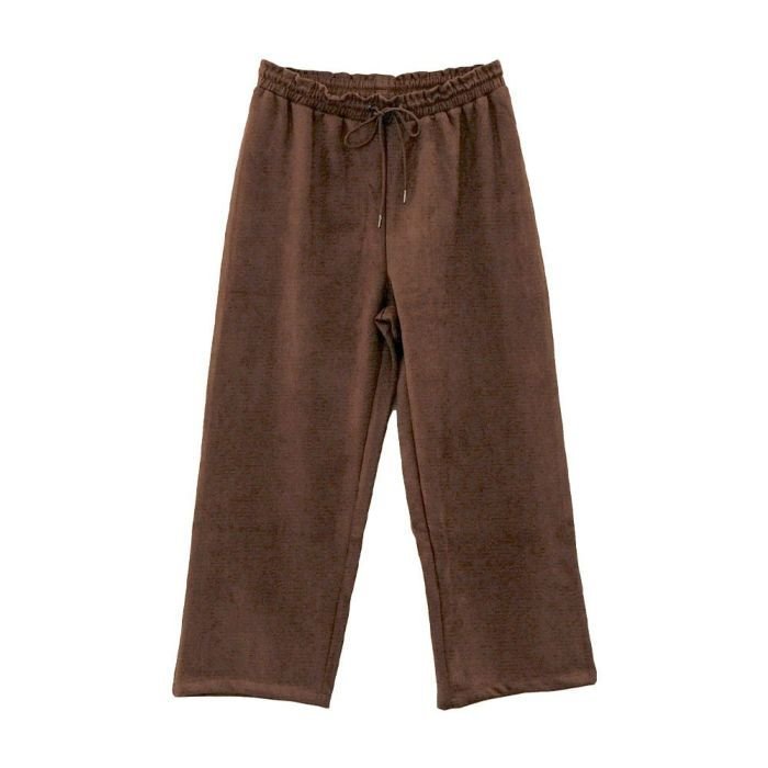 【アクアガレージ/aquagarage】のカットスエードイージーパンツ インテリア・キッズ・メンズ・レディースファッション・服の通販 founy(ファニー) ファッション Fashion レディースファッション Fashion for Women パンツ Pants & Trousers シンプル Simple, Minimal ストレート Straight, Straight Cut なめらか Smooth, Silky Texture フィット Fit, Slim Fit ポケット Pocket, Pocket Detail リラックス Relax, Relaxed Fit A/W・秋冬 Autumn/Winter 送料無料 Free Shipping プチプライス・低価格 Affordable / Budget Price エレガント 上品 Elegant ダークブラウン|ID: prp329100004715769 ipo3291000000034070994