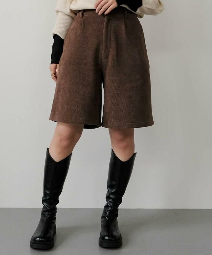 【アクアガレージ/aquagarage】のコーデュロイハーフパンツ インテリア・キッズ・メンズ・レディースファッション・服の通販 founy(ファニー) https://founy.com/ ファッション Fashion レディースファッション Fashion for Women パンツ Pants & Trousers ショートパンツ・ハーフパンツ High-Waisted & Relaxed Shorts ショート Short, Short Length プチプライス・低価格 Affordable / Budget Price |ID: prp329100004717137 ipo3291000000035520213