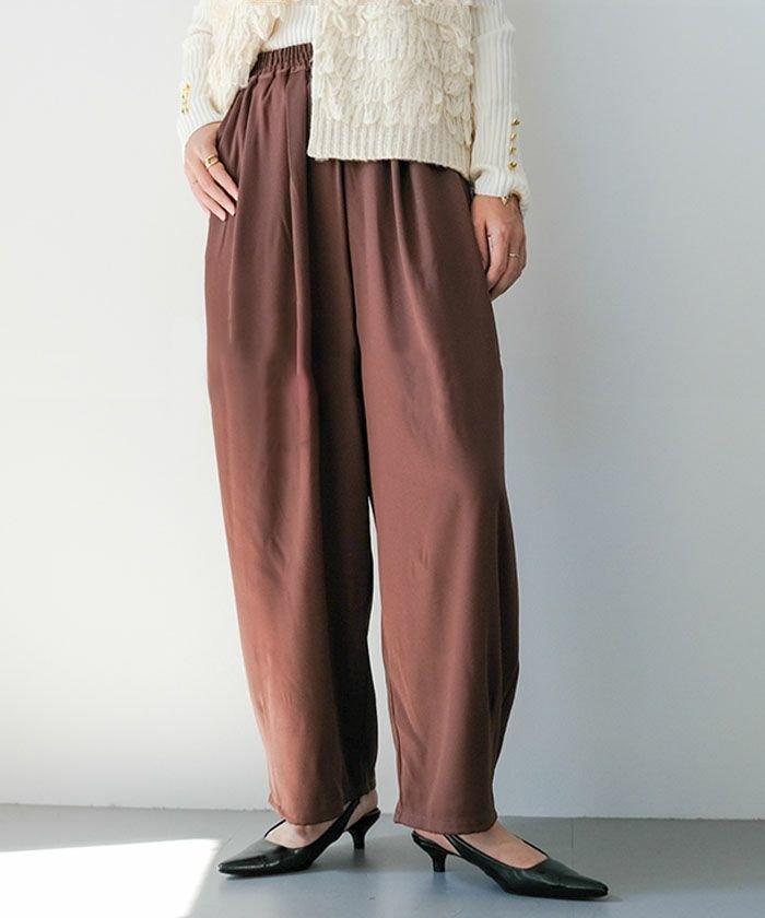 【アクアガレージ/aquagarage】のバレルレッグパンツ インテリア・キッズ・メンズ・レディースファッション・服の通販 founy(ファニー) https://founy.com/ ファッション Fashion レディースファッション Fashion for Women パンツ Pants & Trousers シンプル Simple, Minimal セットアップ Set-Up, Coordinated Outfit ポケット Pocket, Pocket Detail 送料無料 Free Shipping プチプライス・低価格 Affordable / Budget Price エレガント 上品 Elegant |ID: prp329100004722897 ipo3291000000035536423