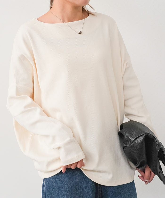 【アクアガレージ/aquagarage】のコクーンリブカットソー 春 人気、トレンドファッション・服の通販 founy(ファニー) ファッション Fashion レディースファッション Fashion for Women トップス・カットソー Cut & Sew Tops シャツ・ブラウス・オフィスカジュアル Elegant Blouses & Button-Ups ロングTシャツ・Tシャツ Longline T-Shirts & Tees カットソー・ベーシックTシャツ Cut-and-Sewn Tops / Stretch Tees & Basics 送料無料 Free Shipping カットソー Cut and Sewn Top プチプライス・低価格 Affordable / Budget Price 冬 Winter / This Winter 春 Spring 秋 Autumn other-1|ID: prp329100004743933 ipo3291000000036047855