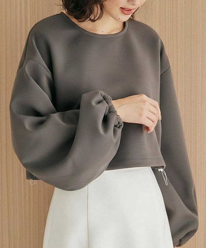 【アクアガレージ/aquagarage】のダンボールニット裾ドロストトップス 春 インテリア・キッズ・メンズ・レディースファッション・服の通販 founy(ファニー) https://founy.com/ ファッション Fashion レディースファッション Fashion for Women トップス・カットソー Cut & Sew Tops ニット Knit Tops & Sweaters レディースパーカー・カジュアルフーディー Casual Hoodies & Sweatshirts スウェット・クルーネックトップス Sweatshirts & Crewnecks / Relaxed Fit Sweat Tops 春 Spring 秋 Autumn なめらか Smooth, Silky Texture フォルム Silhouette, Form ポケット Pocket, Pocket Detail 冬 Winter / This Winter プチプライス・低価格 Affordable / Budget Price エレガント 上品 Elegant |ID: prp329100004784998 ipo3291000000036293887