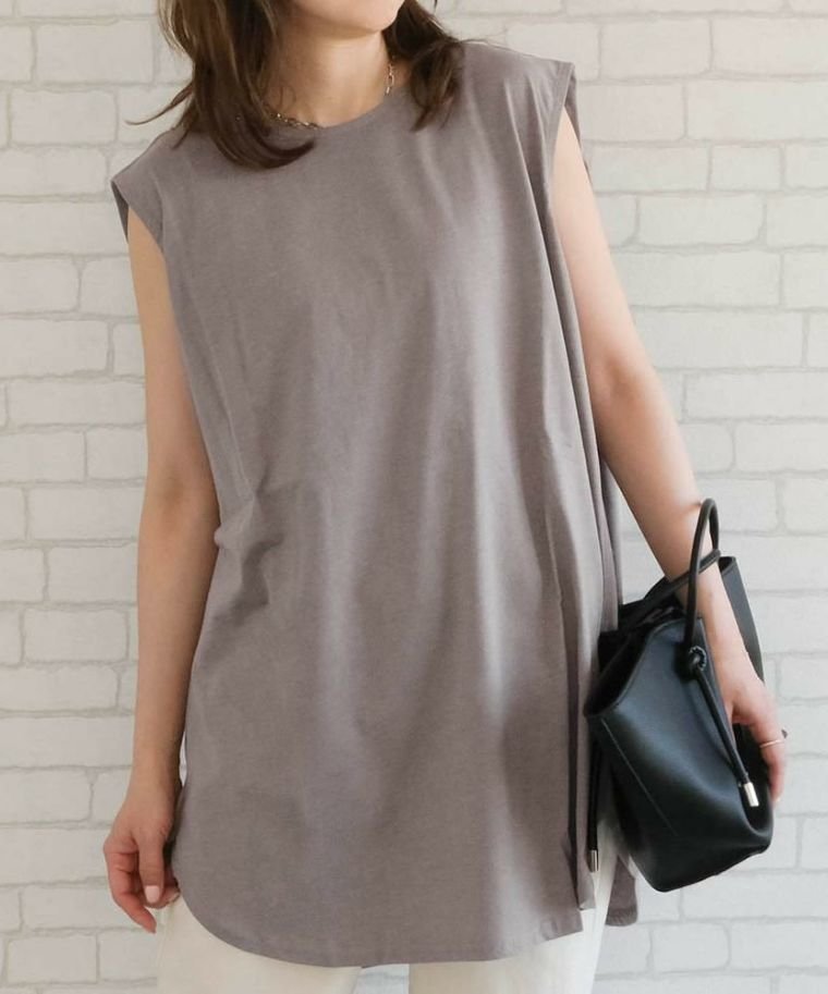 【アクアガレージ/aquagarage】のノースリーブカットソー 人気、トレンドファッション・服の通販 founy(ファニー) ファッション Fashion レディースファッション Fashion for Women トップス・カットソー Cut & Sew Tops キャミソール&ノースリーブ Camisoles & Sleeveless Tops シャツ・ブラウス・オフィスカジュアル Elegant Blouses & Button-Ups ロングTシャツ・Tシャツ Longline T-Shirts & Tees カットソー・ベーシックTシャツ Cut-and-Sewn Tops / Stretch Tees & Basics 送料無料 Free Shipping カットソー Cut and Sewn Top ノースリーブ Sleeveless, No-Sleeve プチプライス・低価格 Affordable / Budget Price other-1|ID: prp329100004806585 ipo3291000000034879034