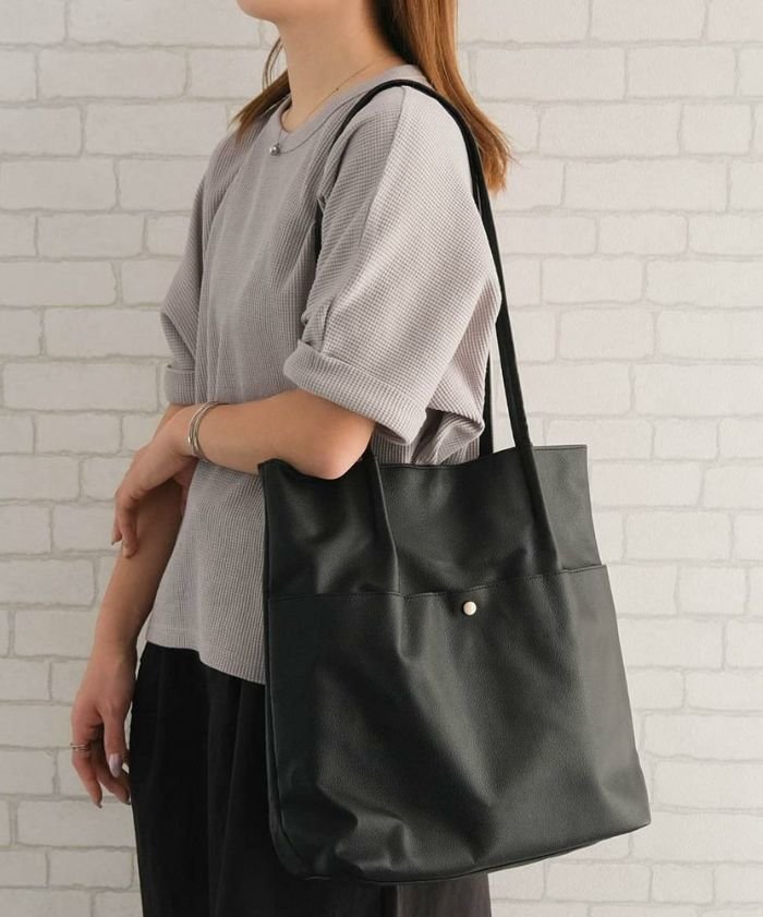 【アクアガレージ/aquagarage】の合皮シンプルタックトートバッグト 人気、トレンドファッション・服の通販 founy(ファニー) ファッション Fashion レディースファッション Fashion for Women バッグ Bags プチプライス・低価格 Affordable / Budget Price ビジネス 仕事 通勤 Business / Work / Commuting other-1|ID: prp329100004806592 ipo3291000000034879066
