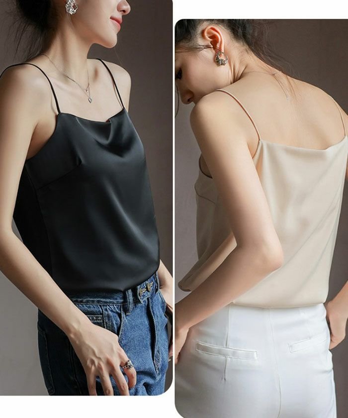 【アクアガレージ/aquagarage】のアイスシルクキャミブラトップ 人気、トレンドファッション・服の通販 founy(ファニー) 　ファッション　Fashion　レディースファッション　Fashion for Women　トップス・カットソー　Cut & Sew Tops　キャミソール&ノースリーブ　Camisoles & Sleeveless Tops　インナー　Innerwear　キャミソール　Camisole, Spaghetti Strap Top　シルク　Silk, 100% Silk　シンプル　Simple, Minimal　とろみ　Fluid, Flowy Fabric　なめらか　Smooth, Silky Texture　フィット　Fit, Slim Fit　ブラジャー　Bra, Lingerie　ポケット　Pocket, Pocket Detail　ラップ　Wrap, Wrap Design　リラックス　Relax, Relaxed Fit　プチプライス・低価格　Affordable / Budget Price　 other-1|ID: prp329100004880781 ipo3291000000036428664