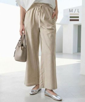 【アクアガレージ/aquagarage】のリネンライクイージーパンツ 人気、トレンドファッション・服の通販 founy(ファニー) ファッション Fashion レディースファッション Fashion for Women パンツ Pants & Trousers 送料無料 Free Shipping プチプライス・低価格 Affordable / Budget Price 夏 Summer 春 Spring |ID:prp329100004886685