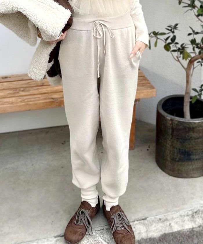 【アクアガレージ/aquagarage】のニットジョガーパンツ インテリア・キッズ・メンズ・レディースファッション・服の通販 founy(ファニー) https://founy.com/ ファッション Fashion レディースファッション Fashion for Women パンツ Pants & Trousers 送料無料 Free Shipping プチプライス・低価格 Affordable / Budget Price |ID: prp329100004906894 ipo3291000000036739872