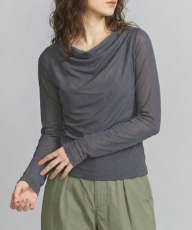 【アクアガレージ/aquagarage】のドレープシアートップス 春 人気、トレンドファッション・服の通販 founy(ファニー) ファッション Fashion レディースファッション Fashion for Women トップス・カットソー Cut & Sew Tops シャツ・ブラウス・オフィスカジュアル Elegant Blouses & Button-Ups ロングTシャツ・Tシャツ Longline T-Shirts & Tees カットソー・ベーシックTシャツ Cut-and-Sewn Tops / Stretch Tees & Basics 送料無料 Free Shipping カットソー Cut and Sewn Top プチプライス・低価格 Affordable / Budget Price 冬 Winter / This Winter 春 Spring 秋 Autumn |ID:prp329100004906898