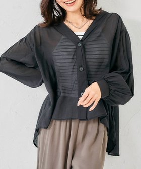 【アクアガレージ/aquagarage】のシアーシャツカーディガン 人気、トレンドファッション・服の通販 founy(ファニー) ファッション Fashion レディースファッション Fashion for Women トップス・カットソー Cut & Sew Tops カーディガン・羽織り Layered Style Cardigans シャツ・ブラウス・オフィスカジュアル Elegant Blouses & Button-Ups 春 Spring カーディガン Cardigan, Knitwear シアー Sheer, See-Through シンプル Simple, Minimal フロント Front, Front Design ポケット Pocket, Pocket Detail リラックス Relax, Relaxed Fit 送料無料 Free Shipping プチプライス・低価格 Affordable / Budget Price 夏 Summer |ID:prp329100004917516