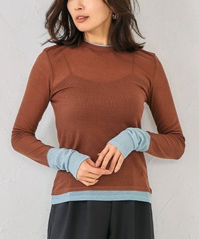 【アクアガレージ/aquagarage】の配色シアートップス 春 人気、トレンドファッション・服の通販 founy(ファニー) ファッション Fashion レディースファッション Fashion for Women トップス・カットソー Cut & Sew Tops シャツ・ブラウス・オフィスカジュアル Elegant Blouses & Button-Ups ロングTシャツ・Tシャツ Longline T-Shirts & Tees カットソー・ベーシックTシャツ Cut-and-Sewn Tops / Stretch Tees & Basics インナー Innerwear 春 Spring 秋 Autumn カットソー Cut and Sewn Top シアー Sheer, See-Through シンプル Simple, Minimal トレンド Trend, Trending Now バランス Balance, Style Balance ポケット Pocket, Pocket Detail リラックス Relax, Relaxed Fit 冬 Winter / This Winter 送料無料 Free Shipping プチプライス・低価格 Affordable / Budget Price エレガント 上品 Elegant |ID:prp329100004931887