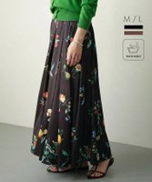 【アクアガレージ/aquagarage】のボタニカル柄スカート 人気、トレンドファッション・服の通販 founy(ファニー) ファッション Fashion レディースファッション Fashion for Women スカート Skirts 送料無料 Free Shipping プチプライス・低価格 Affordable / Budget Price ボタニカル Botanical, Floral Pattern 夏 Summer 春 Spring 秋 Autumn |ID:prp329100004931891