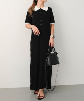 【アクアガレージ/aquagarage】のバイカラー襟付きワンピース 人気、トレンドファッション・服の通販 founy(ファニー) ファッション Fashion レディースファッション Fashion for Women ワンピース Dresses アクセサリー Fashion Accessories 春 Spring シンプル Simple, Minimal ポケット Pocket, Pocket Detail マキシ Maxi, Full Length リラックス Relax, Relaxed Fit ロング Long, Long-Length 送料無料 Free Shipping プチプライス・低価格 Affordable / Budget Price お家時間・ステイホーム Stay Home / At Home 夏 Summer エレガント 上品 Elegant |ID:prp329100004935911