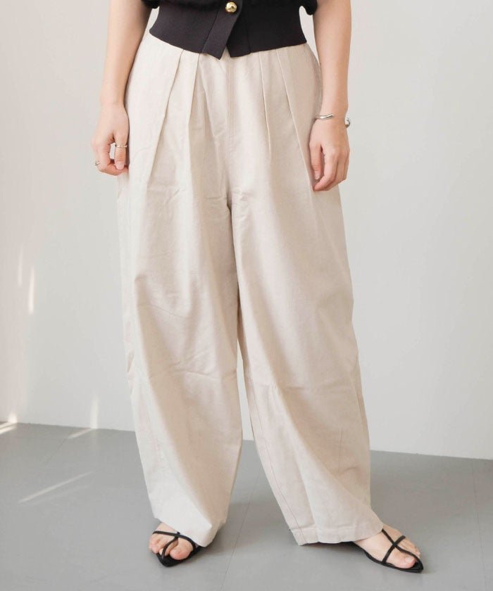 【アクアガレージ/aquagarage】のリネンブレンドバレルレッグパンツ 人気、トレンドファッション・服の通販 founy(ファニー) 　ファッション　Fashion　レディースファッション　Fashion for Women　パンツ　Pants & Trousers　春　Spring　秋　Autumn　シンプル　Simple, Minimal　トレンド　Trend, Trending Now　バランス　Balance, Style Balance　フィット　Fit, Slim Fit　ポケット　Pocket, Pocket Detail　リネン　Linen, Linen Fabric　リラックス　Relax, Relaxed Fit　送料無料　Free Shipping　プチプライス・低価格　Affordable / Budget Price　夏　Summer　 other-1|ID: prp329100004942781 ipo3291000000037099225