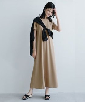 【アクアガレージ/aquagarage】のエンボス加工ロングワンピース 大人の最旬トレンドファッション＆コーディネート founy(ファウニー) ファッション Fashion レディースファッション Fashion for Women ワンピース Dresses 送料無料 Free Shipping シンプル Simple, Minimal ストレッチ Stretch, Stretchy Fabric プチプライス・低価格 Affordable / Budget Price マキシ Maxi, Full Length ロング Long, Long-Length |ID:prp329100004964803