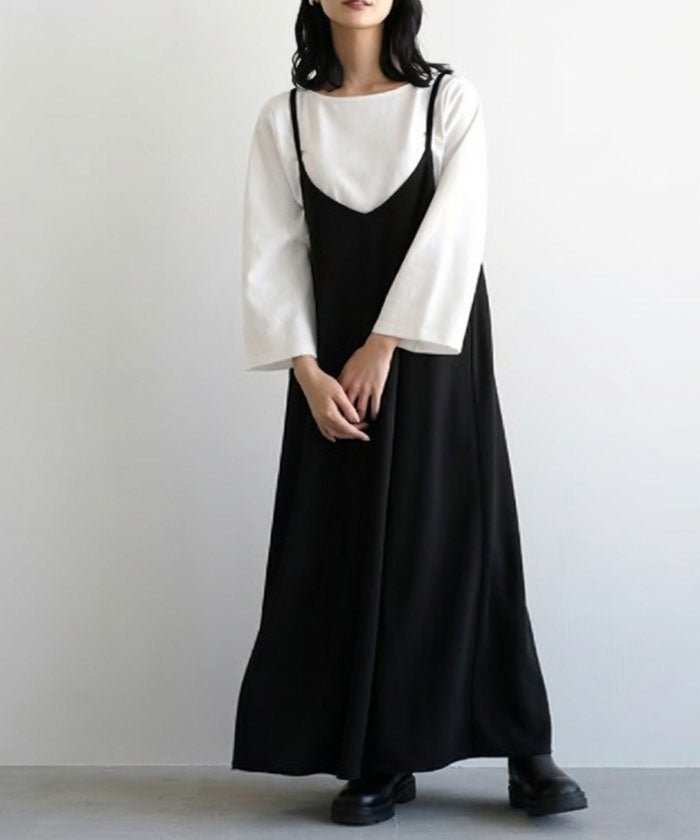 【アクアガレージ/aquagarage】のフレアシルエットキャミワンピース 大人の最旬トレンドファッション＆コーディネート founy(ファウニー) 　ファッション　Fashion　レディースファッション　Fashion for Women　ワンピース　Dresses　オールインワン・ワンピース　Dresses and Jumpsuits　キャミソールワンピース　Camisole Dresses　送料無料　Free Shipping　ジョーゼット　Georgette, Semi-Sheer Fabric　スリット　Slit, Slit Detail　ノースリーブ　Sleeveless, No-Sleeve　フレア　Flare, Flared　プチプライス・低価格　Affordable / Budget Price　ラップ　Wrap, Wrap Design　エレガント 上品　Elegant　夏　Summer　A/W・秋冬　Autumn/Winter　 other-1|ID: prp329100004964864 ipo3291000000037253805