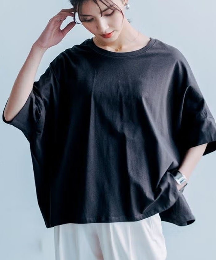 【アクアガレージ/aquagarage】のビックシルエットカットソー 大人の最旬トレンドファッション＆コーディネート founy(ファウニー) 　ファッション　Fashion　レディースファッション　Fashion for Women　トップス・カットソー　Cut & Sew Tops　シャツ・ブラウス・オフィスカジュアル　Elegant Blouses & Button-Ups　ロングTシャツ・Tシャツ　Longline T-Shirts & Tees　カットソー・ベーシックTシャツ　Cut-and-Sewn Tops / Stretch Tees & Basics　送料無料　Free Shipping　カットソー　Cut and Sewn Top　シンプル　Simple, Minimal　プチプライス・低価格　Affordable / Budget Price　 other-1|ID: prp329100004964895 ipo3291000000037253857