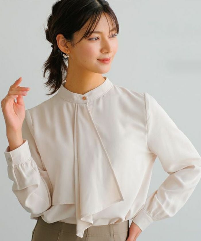 【アクアガレージ/aquagarage】のスカーフタイブラウス 大人の最旬トレンドファッション＆コーディネート founy(ファウニー) 　ファッション　Fashion　レディースファッション　Fashion for Women　トップス・カットソー　Cut & Sew Tops　シャツ・ブラウス・オフィスカジュアル　Elegant Blouses & Button-Ups　送料無料　Free Shipping　プチプライス・低価格　Affordable / Budget Price　 other-1|ID: prp329100004964985 ipo3291000000037253946