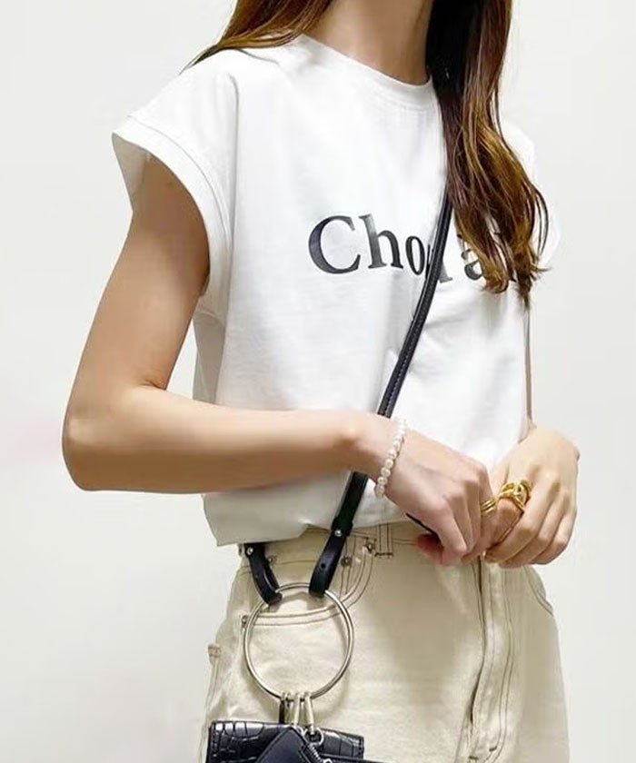 【アクアガレージ/aquagarage】のロゴ入りフレンチスリーブTシャツ 大人の最旬トレンドファッション＆コーディネート founy(ファウニー) 　ファッション　Fashion　レディースファッション　Fashion for Women　トップス・カットソー　Cut & Sew Tops　シャツ・ブラウス・オフィスカジュアル　Elegant Blouses & Button-Ups　ロングTシャツ・Tシャツ　Longline T-Shirts & Tees　カットソー・ベーシックTシャツ　Cut-and-Sewn Tops / Stretch Tees & Basics　インナー　Innerwear　春　Spring　カットソー　Cut and Sewn Top　シンプル　Simple, Minimal　スリーブ　Sleeve, Long Sleeve / Short Sleeve　デニム　Denim, Jeans Material　フェミニン　Feminine, Girly　フレア　Flare, Flared　フレンチ　French, French Style　プリント　Print, Printed Pattern　S/S・春夏　SS, Spring/Summer, Warm Season　送料無料　Free Shipping　プチプライス・低価格　Affordable / Budget Price　おすすめ　Recommended / Our Picks　夏　Summer　 other-1|ID: prp329100004965006 ipo3291000000037253968