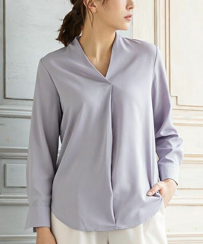 【アクアガレージ/aquagarage】のVネックブラウス インテリア・キッズ・メンズ・レディースファッション・服の通販 founy(ファウニー) https://founy.com/ ファッション Fashion レディースファッション Fashion for Women トップス・カットソー Cut & Sew Tops シャツ・ブラウス・オフィスカジュアル Elegant Blouses & Button-Ups Vネックトップス V-Neck Tops / V-Cut Neckline Shirts 送料無料 Free Shipping スマート Smart, Elegant フェミニン Feminine, Girly プチプライス・低価格 Affordable / Budget Price |ID: prp329100004965596 ipo3291000000037254560