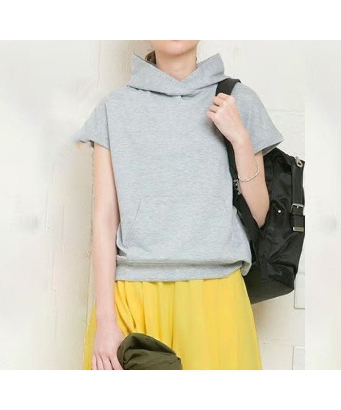 【アクアガレージ/aquagarage】のフレンチスリーブパーカー インテリア・キッズ・メンズ・レディースファッション・服の通販 founy(ファウニー) https://founy.com/ ファッション Fashion レディースファッション Fashion for Women トップス・カットソー Cut & Sew Tops レディースパーカー・カジュアルフーディー Casual Hoodies & Sweatshirts スウェット・クルーネックトップス Sweatshirts & Crewnecks / Relaxed Fit Sweat Tops 送料無料 Free Shipping シンプル Simple, Minimal スリーブ Sleeve, Long Sleeve / Short Sleeve パーカー Hoodie, Parka フレンチ French, French Style プチプライス・低価格 Affordable / Budget Price |ID: prp329100004965891 ipo3291000000037255016