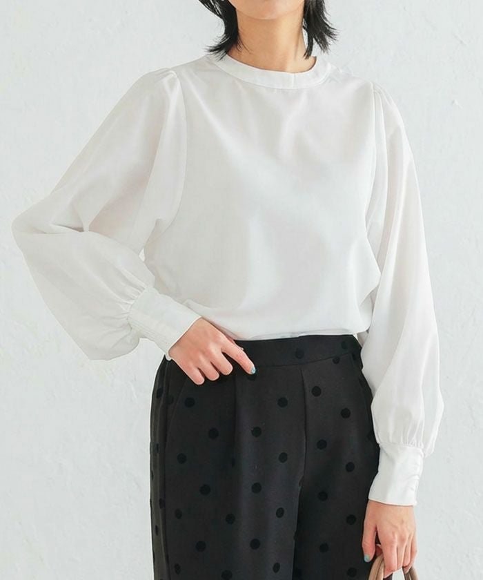 【アクアガレージ/aquagarage】の2wayボリューム袖ブラウス 大人の最旬トレンドファッション＆コーディネート founy(ファウニー) 　ファッション　Fashion　レディースファッション　Fashion for Women　トップス・カットソー　Cut & Sew Tops　シャツ・ブラウス・オフィスカジュアル　Elegant Blouses & Button-Ups　送料無料　Free Shipping　プチプライス・低価格　Affordable / Budget Price　リラックス　Relax, Relaxed Fit　夏　Summer　春　Spring　秋　Autumn　 other-1|ID: prp329100004966306 ipo3291000000037256000