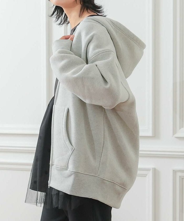 【アクアガレージ/aquagarage】のヘビーウエイト裏起毛オーバーサイズジップパーカー インテリア・キッズ・メンズ・レディースファッション・服の通販 founy(ファウニー) https://founy.com/ ファッション Fashion レディースファッション Fashion for Women トップス・カットソー Cut & Sew Tops レディースパーカー・カジュアルフーディー Casual Hoodies & Sweatshirts スウェット・クルーネックトップス Sweatshirts & Crewnecks / Relaxed Fit Sweat Tops シンプル Simple, Minimal ストレッチ Stretch, Stretchy Fabric プチプライス・低価格 Affordable / Budget Price 冬 Winter / This Winter 秋 Autumn |ID: prp329100004966434 ipo3291000000037256315