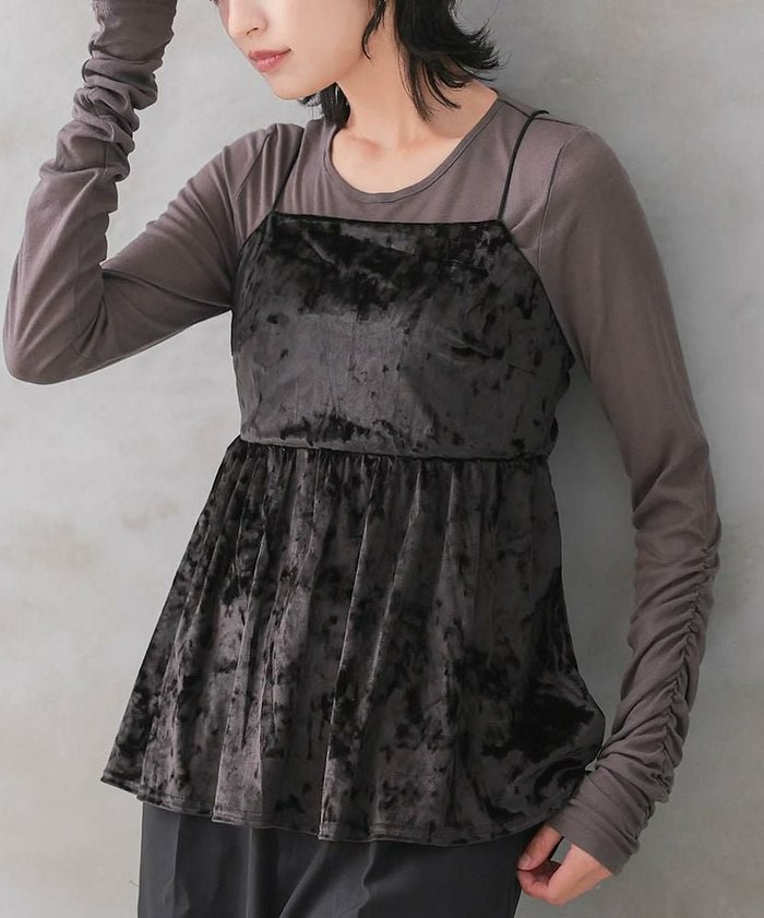 【アクアガレージ/aquagarage】のベロアペプラムビスチェ 春 インテリア・キッズ・メンズ・レディースファッション・服の通販 founy(ファウニー) https://founy.com/ ファッション Fashion レディースファッション Fashion for Women トップス・カットソー Cut & Sew Tops ベロアトップス Velour Tops / Velvet-Look Items ビスチェ Bustiers & Corset Tops / Layered Bustier Style 送料無料 Free Shipping エレガント 上品 Elegant プチプライス・低価格 Affordable / Budget Price ベロア Velour, Soft Velvet ペプラム Peplum, Flared Hem 冬 Winter / This Winter 春 Spring 秋 Autumn |ID: prp329100004966500 ipo3291000000037256480