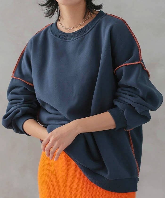 【アクアガレージ/aquagarage】のリンキングデザインスウェットトップス 大人の最旬トレンドファッション＆コーディネート founy(ファウニー) 　ファッション　Fashion　レディースファッション　Fashion for Women　トップス・カットソー　Cut & Sew Tops　レディースパーカー・カジュアルフーディー　Casual Hoodies & Sweatshirts　スウェット・クルーネックトップス　Sweatshirts & Crewnecks / Relaxed Fit Sweat Tops　送料無料　Free Shipping　プチプライス・低価格　Affordable / Budget Price　冬　Winter / This Winter　秋　Autumn　 other-1|ID: prp329100004966511 ipo3291000000037256519